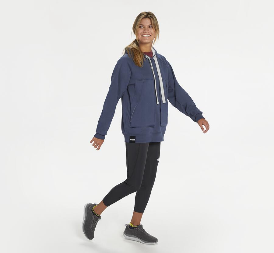 Hoodie Mens - Hoka One One Bondi - Navy - OTQGLPN-76